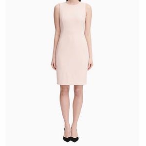 Pale pink Calvin Klein dress